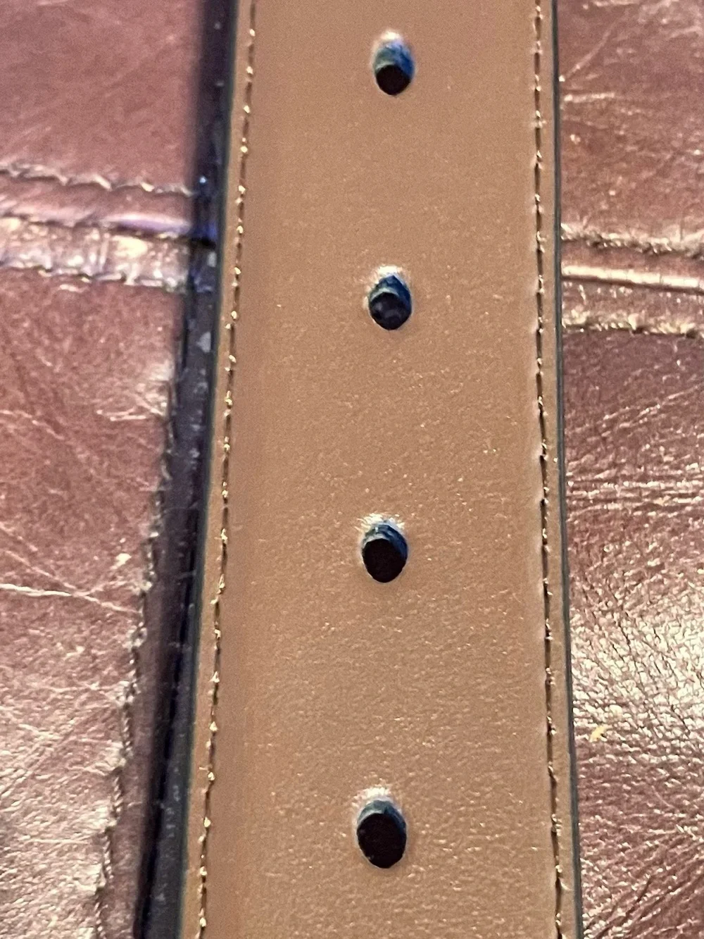 Men's Bulliant reversible Leather Dress Belt - Brown Black